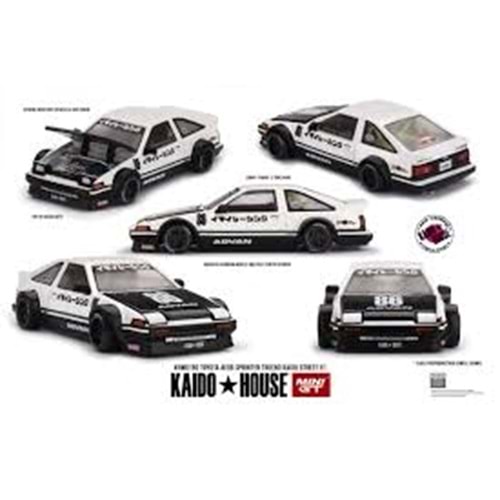 Mini GT 1/64 180 Toyota Spinter Trueno Kaido Street