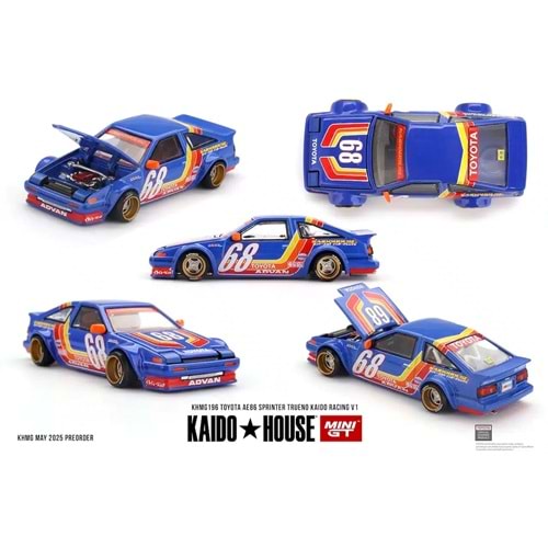 Mini GT 1/64 Toyota AE86 Sprinter Trueno Kaido Racing V1