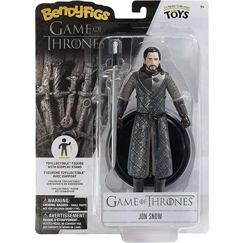Noble Collection- Bendyfigs Game of Thrones- Jon Snow