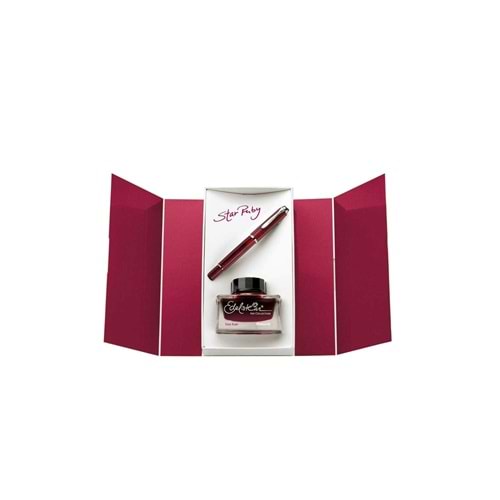 Pelikan M205 Dolma Kalem Mürekkep Set M Star Ruby