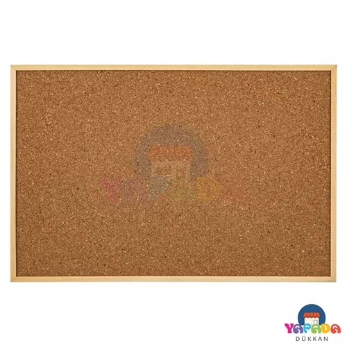 Interpano INT-512 60 × 90 cm Ahşap Çerçeveli Mantar Pano