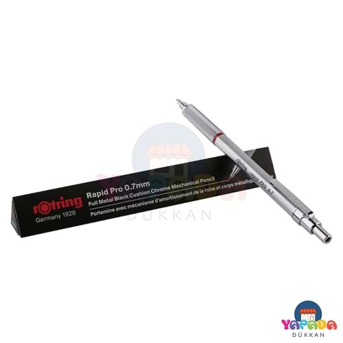 Rotring Rapid Pro 1904256 0.7 mm Krom Versatil Kalem