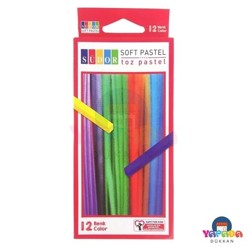 Südor 12 Renk Toz Pastel Boya Seti