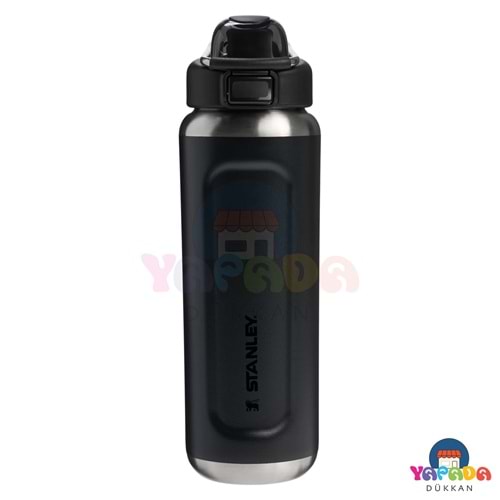 Stanley Wellspring 10-13111-032 700 ml 18/8 Çelik Basmalı Kapaklı Siyah (Black 2.0) Termos Şişe