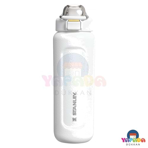 Stanley Wellspring 10-13111-0105 700 ml 18/8 Çelik Basmalı Kapaklı Hammertone Frost Termos Şişe