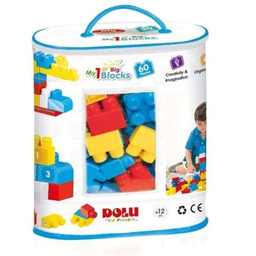 Baskılı Torbada Büyük Bloklar 120 Parça