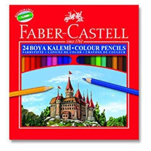 Faber-Castell Karton Kutu Boya Kalemi 24 Renk