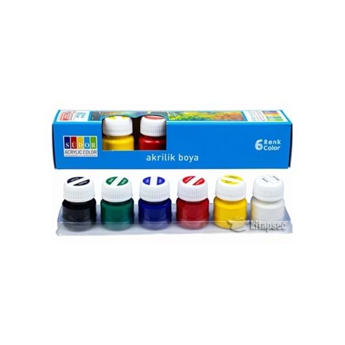 Südor Akrilik Boya Set 6 lı 15ml