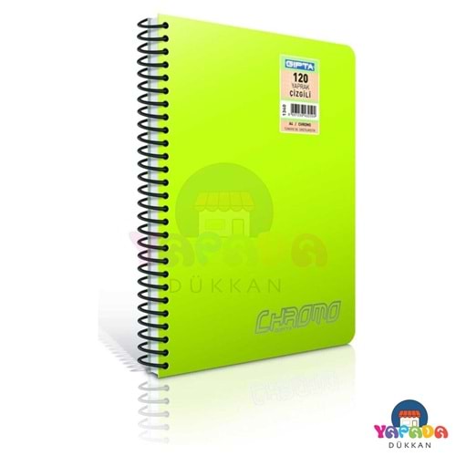 Gıpta 120 Yaprak Çizgili Defter