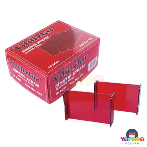 Yıldızlar 125 Simetri Aynası Matematik Eğitim Materyali