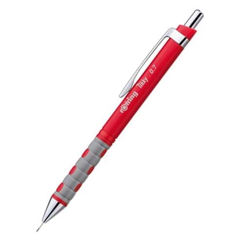 Rotring Tikky Versatil Kurşun Kalem Kırmızı 0.7 mm