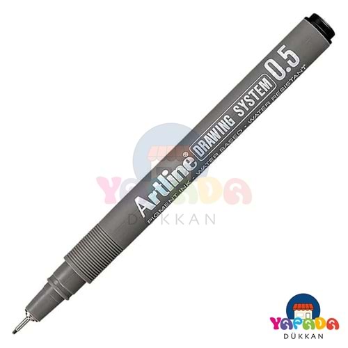 Artline Drawing System EK-235 0,5 mm Siyah Pigment Mürekkepli Teknik Çizim Kalemi
