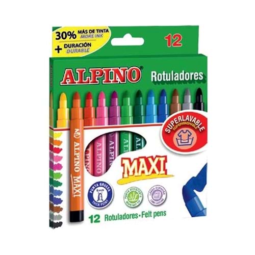 Alpino Maxi Keçeli Kalem 12 Li Ar-06