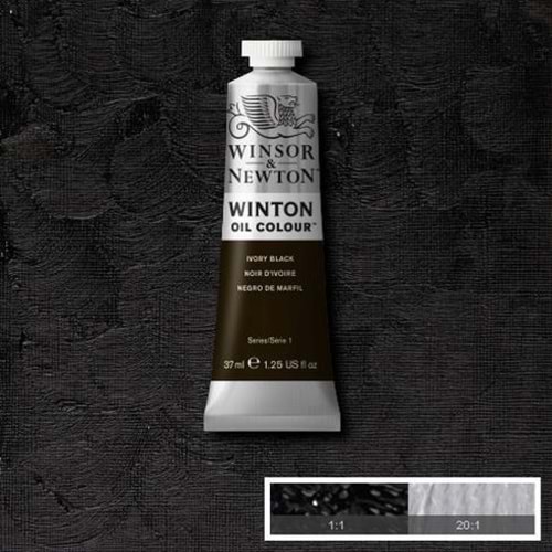 Winsor & Newton Winton Yağlı Boya 37Ml (24) İvory Black 331