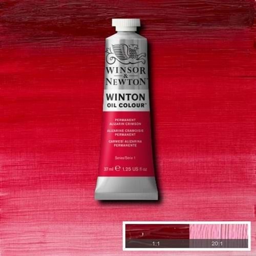 Winsor & Newton Winton Yağlı Boya 37Ml (1) Permanent Alizarin Crimson