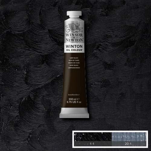 Winsor & Newton Winton Yağlı Boya 200Ml (25) Lamp Black 337