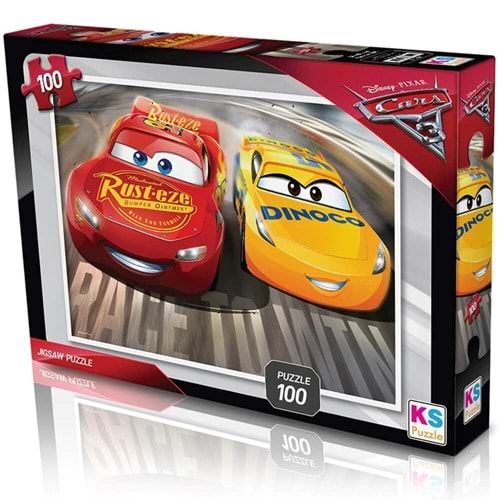 Ks Games 100 Parça - Cars 2 Çocuk Puzzle