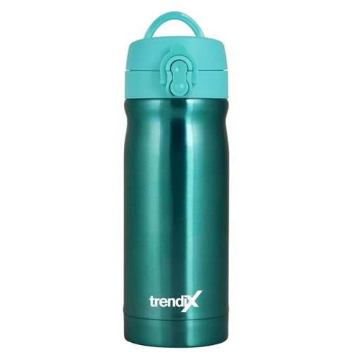 Trendix Çelik Su Matarası 350Ml Turkuaz (Termos Özellikli)