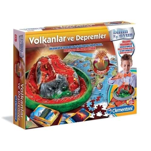 Clementoni Deney Seti Volkanlar ve Depremler