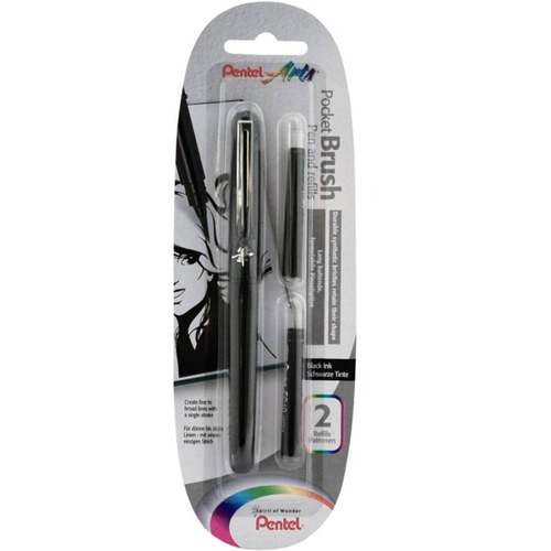 Pentel Arts Pocket Brush Xgfkp/Fp10