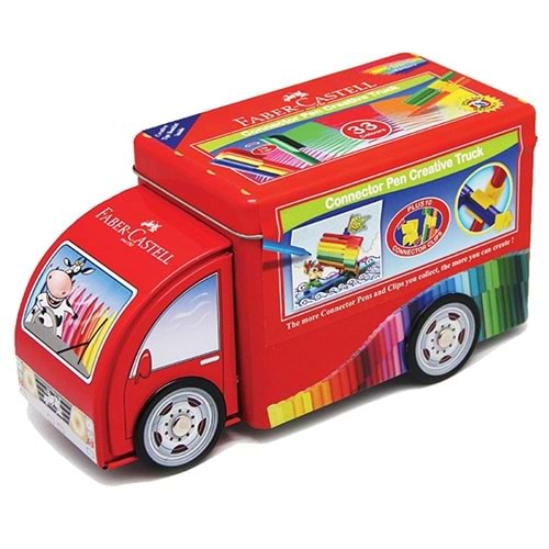 Faber-Castell Eğlenceli Keçeli Kalem + Kamyon 33 Renk