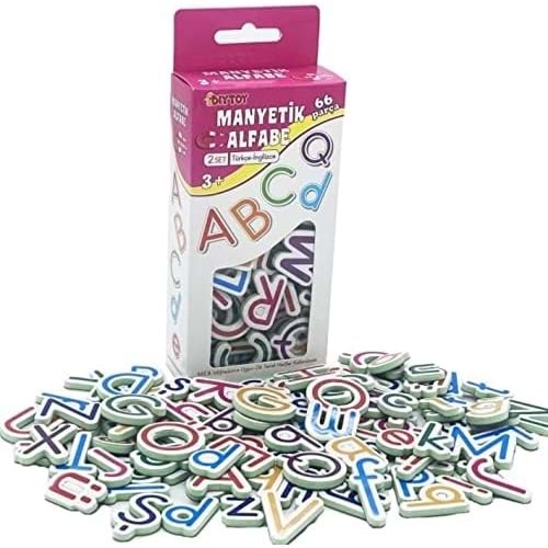 Diytoy Manyetik Türkçe İngilizce Alfabe