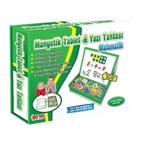 Diytoy Manyetik Tablet Matematik Seti - Yazı Tahtası