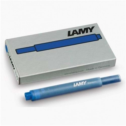 Lamy T10 Dolma Kalem Kartuşu 5 Li Mavi