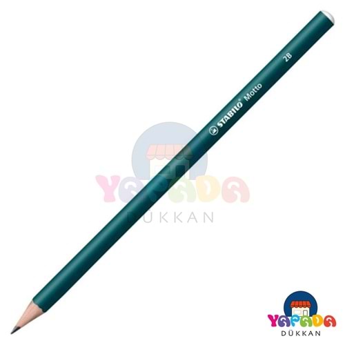 STABILO Motto 424 2B Kendine İnan Petrol Mavisi Yuvarlak Kurşun Kalem
