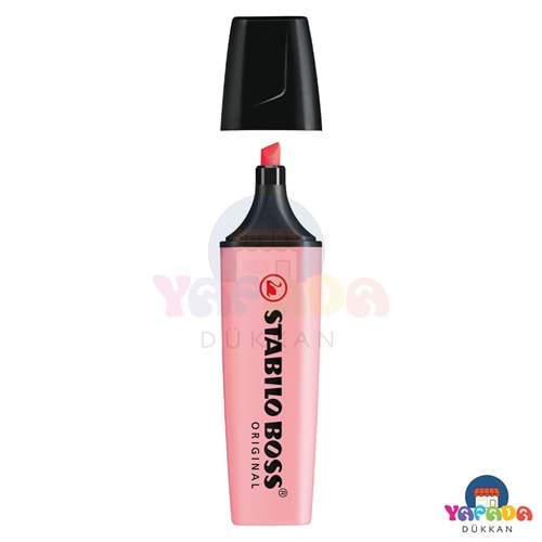 STABILO BOSS ORIGINAL Pastel 70/129 Pastel Pembe Fosforlu Kalem 2-5 mm