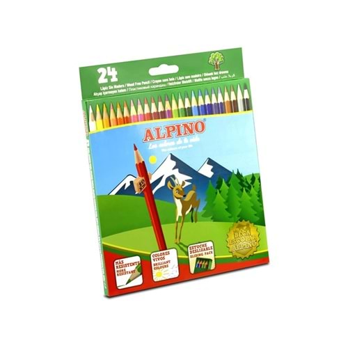 Alpino 24 Renk Kuru Boya Karton Kutu