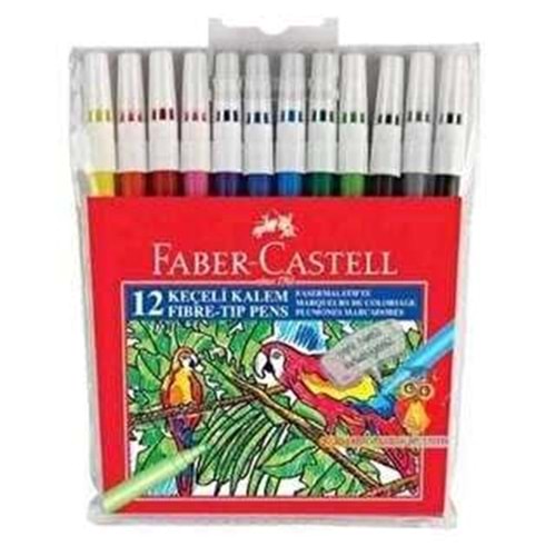 Faber - Castell Keçeli Kalem 12 Renk