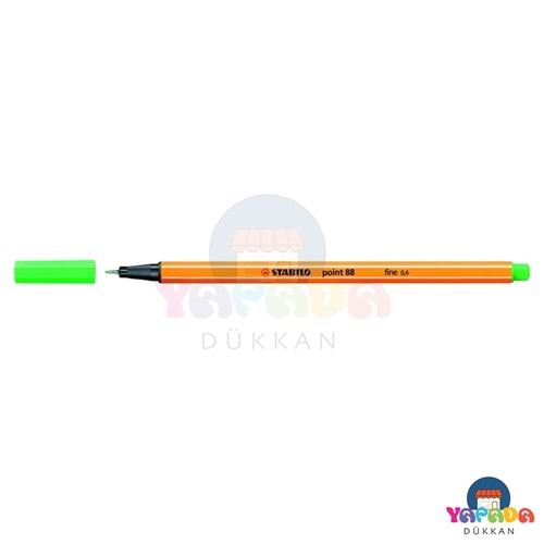 STABILO point 88 88/16 0,4 mm Zümrüt Yeşili Fineliner