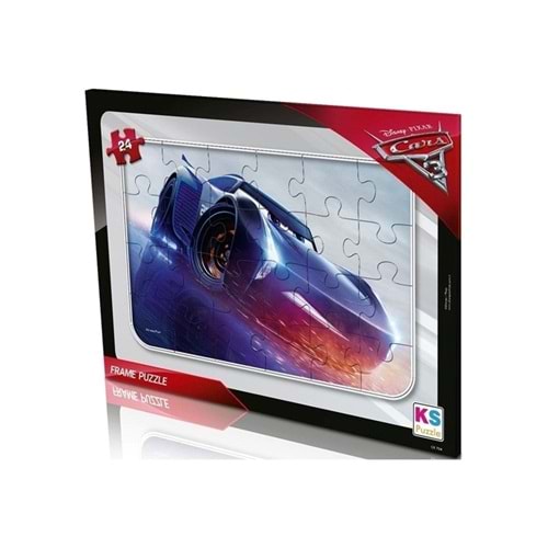 Ks Games 24 Parça Disney Cars Frame Puzzle