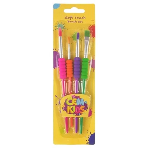 Cem Kids Blisterli Fırça Seti 4 lü 24/144