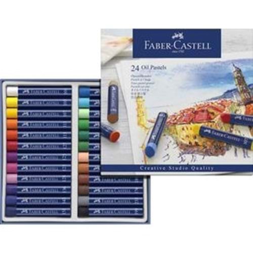 Faber Castell Creative Studio Yağlı Pastel Boya 24 Renk