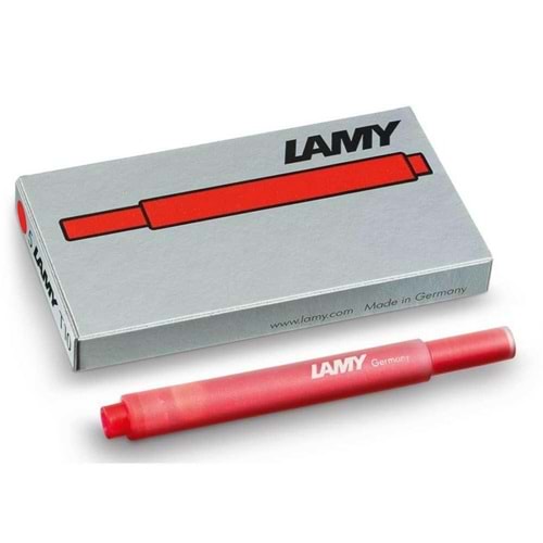 Lamy T10 Dolma Kalem Kartuşu 5 Li Kırmızı