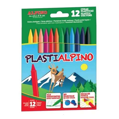 Alpino Plastıcas Mum Boya 12 Li Pa-0012