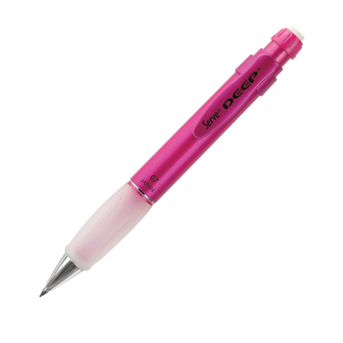 Serve Deep 0.7 Versatil Kalem Metalik Pembe