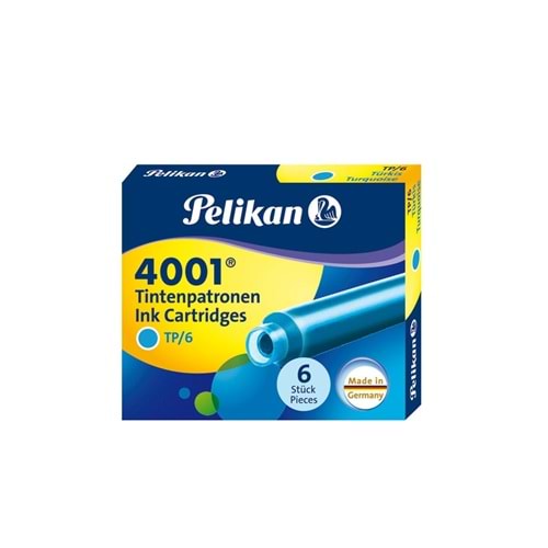 Pelikan 4001 Dolma Kalem Kartuşu Turkuaz