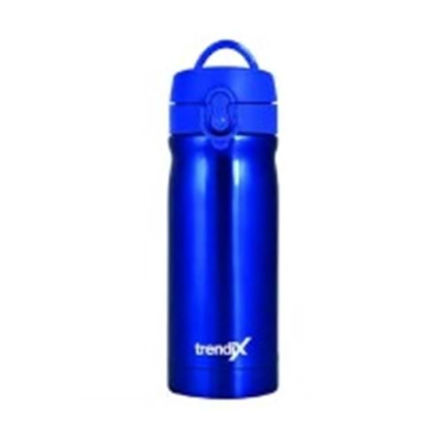 Trendix Çelik Su Matarası 350Ml Neon Mavi (Termos Özellikli)