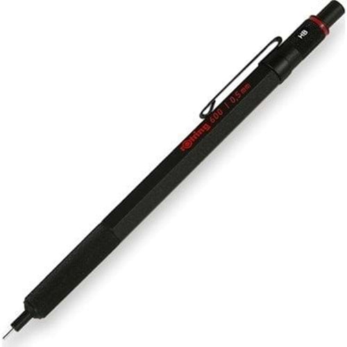 Rotring 600 Mekanik Kurşun Kalem, Siyah 0.5 mm