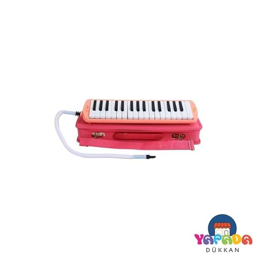 Lino LN-32 32 Tuşlu Notalı Paslanmaz Bakır Mekanizmalı Özel Çantalı Pembe Melodika
