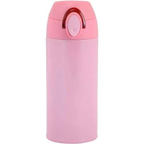 Trendix Çelik Su Matarası 350Ml Pembe (Termos Özellikli)