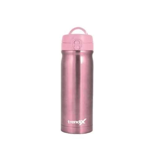 Trendix Çelik Su Matarası 350Ml Pastel Pembe (Termos Özellikli)
