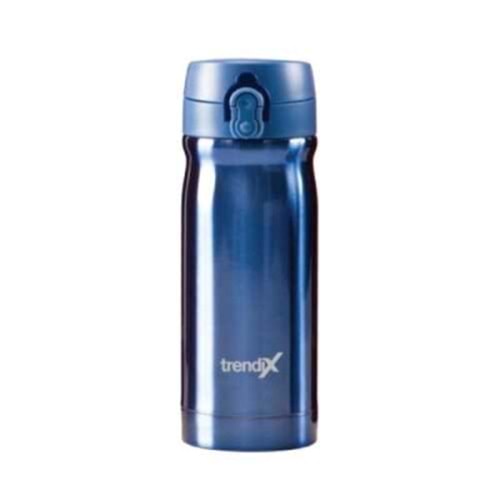 Trendix Çelik Su Matarası 350Ml Mavi (Termos Özellikli)