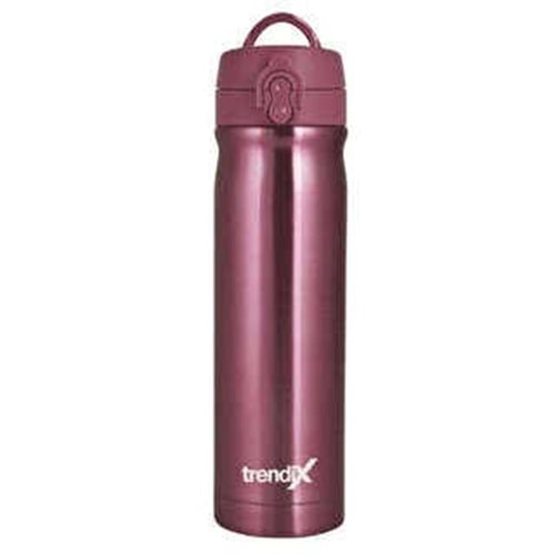 Trendix Çelik Su Matarası 500Ml Toz Pembe (Termos Özellikli)