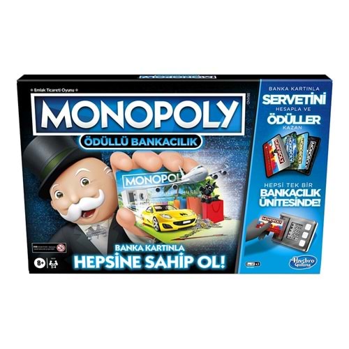 Hasbro Monopoly Ödüllü Bankacılık Kutu Oyunu