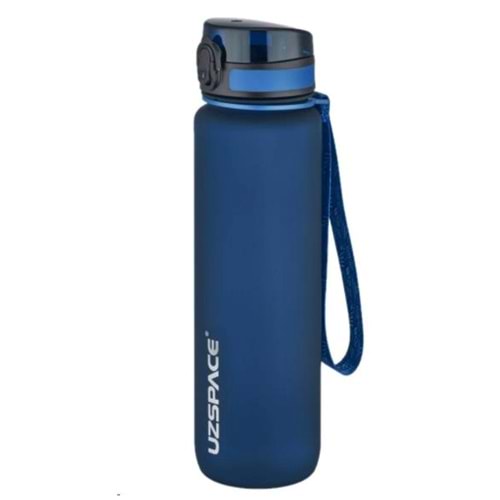 Uzspace 1000 Ml Tritan Su Matarası Dark Blue