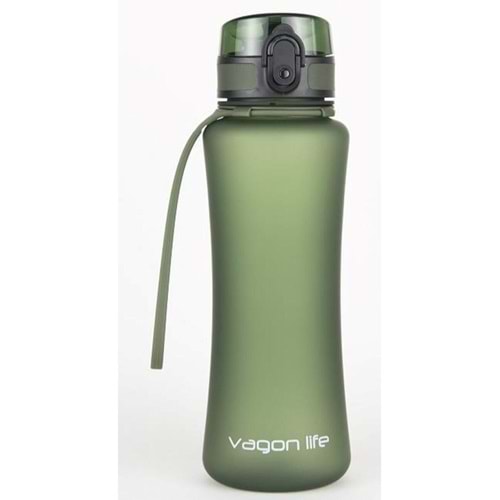 Uzspace 550 ml Tritan Su Matarası VGN-011 VagonLife Yeşil